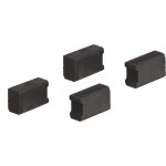 Vhbw - 4x balais charbon compatible avec jura nicr 788 - 573, nicr 830 - 691, nicr 831 - 691, nicr 838 ...