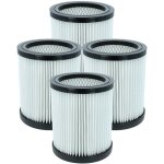 Vhbw 4x cartouche filtrante compatible avec parkside (lidl) pnts 1400 h4 aspirateur - filtre pour particules ...