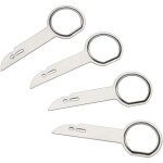 Vhbw - 4x cls d'extraction pour autoradio compatible avec audi a3 8l, 8p voiture - outils pour dblocage ...