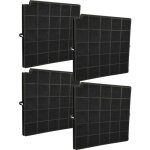 Vhbw - 4x filtres � charbon actif compatible avec airforce frame 140 102742 hotte aspirante