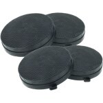 Vhbw 4x filtres � charbon actif compatible avec falmec quasar, top, 1421 noir, evo 80 p. e. cap hotte ...