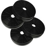 4x filtres � charbon actif compatible avec klarstein helena 90, down under, full house, gloria, helena, ...