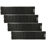 4x filtres � charbon actif compatible avec miele da 3360 - 60, da 3366, da 3366 - 60, da 3356 - 55, da ...