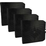 Vhbw 4x filtres � charbon actif remplacement pour falmec 103050107, 114164, type 3, as - azkf340 pour ...