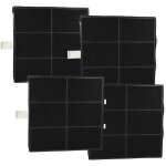 Vhbw - 4x filtres � charbon actif compatible avec siemens lz51800, lz51850, lz51150, lz51550, lz51851 ...