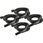Vhbw 4x tuyau flexible compatible avec k�rcher a 2554 me, a 2604, a 2701, a 2656 x plus, a 2654 me aspirateurs ...