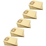 50x sacs compatible avec rowenta ro 330 artec 1, ro 340 artec aspirateur - papier, 23cm x 18cm, couleur ...