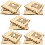 50x sacs compatible avec singer junior 5 aspirateur - papier, 22, 25cm x 20, 5cm, couleur sable - vhbw ...
