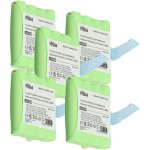 Vhbw - 5x batterie compatible avec motorola tlkr t4, t5, t50, t6, t3, t80, t60, t61, t7, t8 radio talkie ...