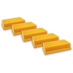 5x filtres  plis plats pour aspirateur compatible avec krcher nt 25 / 1 ap, nt 35 / 1 ap, nt 35 / 1 ...