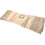 5x sacs compatible avec bosch advancedvac 20 aspirateur - papier, 85, 4cm x 26. 9cm, marron - vhbw
