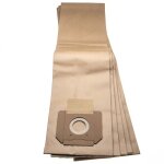 5x sacs compatible avec bosch gas 55 m afc professional aspirateur - papier, 75. 2cm x 20. 15cm, marron ...
