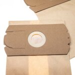 5x sacs compatible avec fakir / nilco classic, ic 115, 2180805, 2181805 aspirateur - papier, 31, 5cm ...