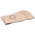 5x sacs compatible avec hitachi 40010715, nt 1232, rnt 1225m aspirateur - papier, marron - vhbw