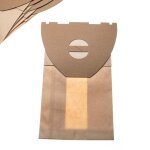 5x sacs compatible avec nilfisk uz 964 ergoclean, uz 964 aspirateur - papier, 25, 3cm x 15, 2cm marron ...