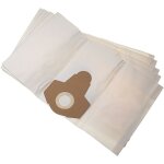 5x sacs compatible avec parkside pnts 1300 a1, pnts 1300 b2 aspirateur - papier, volume de 20 l, 31cm ...