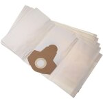 5x sacs compatible avec parkside pnts 1300 c3 aspirateur - papier, volume de 20 l, 31cm x 18, 5cm blanc ...