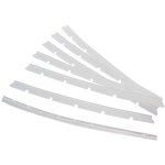 Vhbw - 6x languettes en caoutchouc compatible avec neato botvac 70e, 75 aspirateur - robot - lot de lamelles ...