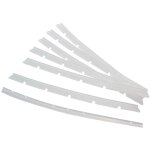 6x languettes en caoutchouc compatible avec neato botvac 85, 80 aspirateur - robot - lot de lamelles ...