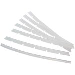 Vhbw - 6x languettes en caoutchouc compatible avec neato botvac d75 aspirateur - robot - lot de lamelles ...