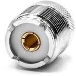 Vhbw - adaptateur d'antenne pl259 compatible avec motorola ptx760 plus, r400, sp10 talkie - walkie, ordinateur ...