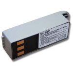 Batterie compatible avec garmin zumo 450, 400, 550, 500, 500 deluxe gps, appareil de navigation (2600mah, ...