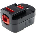 Vhbw - batterie compatible avec black & decker epc12cabk, epc12 h1, firestorm fs1200d, fs1200d - 2 outil ...