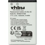 Vhbw - batterie compatible avec garmin 010 - 01055 - 15, 010 - 02184 - 01 rcepteur gps bluetooth (1200mah, ...