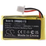 Batterie remplacement pour nest 1icp7 / 17 / 26 pour interphone de porte, caméra de sonnette (280mah, ... Batterie remplacement pour nest 1icp7 / 17 / 26 pour interphone de porte, caméra de sonnette (280mah, ...