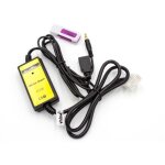 Vhbw - câble adaptateur aux usb pour radio de voiture compatible avec honda de l'année de fabr. 2002 ... Vhbw - câble adaptateur aux usb pour radio de voiture compatible avec honda de l'année de fabr. 2002 ...