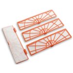 Kit de 4x filtres d'aspirateur compatible avec neato botvac 70, 70e, 75, 75e, 85, 85e aspirateur robot ...