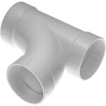 Vhbw raccord t en pvc pour aspiration centrale 50. 8 mm de diamètre / 2 '' système de tube rond Vhbw raccord t en pvc pour aspiration centrale 50. 8 mm de diamètre / 2 '' système de tube rond