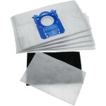 Lot de sacs + filtre avec 7 pices compatible avec philips silentstar, specialist, tornado, studiopower, ...