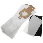 Lot de sacs (microfibres non tisses) + filtre avec 6 pices compatible avec hoover pu71 en01001, pu71 ...