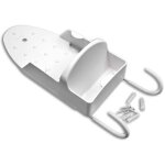 Support mural pour fer et planche à repasser blanc - solide et pratique qui permet un gain de place - ... Support mural pour fer et planche à repasser blanc - solide et pratique qui permet un gain de place - ...