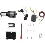 12 v treuil lectrique 1360 kg avec fil et plaque de montage vidaxl