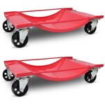 Vidaxl - lot de 2 chariot de visite 500kg