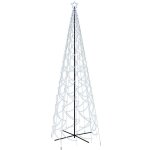 Arbre de no�l c�ne 1400 led blanc froid 160x500 cm