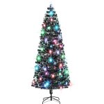 Vidaxl - arbre de no�l pr� - �clair� avec support 240 cm fibre optique