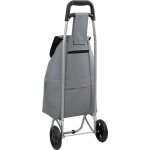 Vidaxl ? chariot de course pliable gris 35 x 28 x 92 cm ? tissu oxford imperm�able ? cadre en acier durable ...
