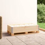 Vidaxl collier de palette 50x100 cm bois de pin solide