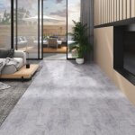 Vidaxl - dalles de plancher pvc 4, 46 m 3 mm autoadhsif gris ciment