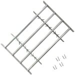 Vidaxl - grille réglable de sécurité de fenêtres et 4 barres 1000 - 1500mm Vidaxl - grille réglable de sécurité de fenêtres et 4 barres 1000 - 1500mm
