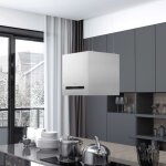 Vidaxl - hotte suspendue � capteur tactile lcd 37 cm acier inoxydable