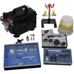 Vidaxl - kit de compresseur d'a�rographe avec 3 pistolets