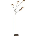 Lampadaire 200 cm 5 x e14 argenté vidaxl Lampadaire 200 cm 5 x e14 argenté vidaxl