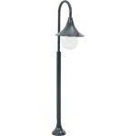 Lampadaire de jardin e27 120 cm aluminium vert fonc vidaxl
