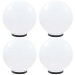 Lampes à led sous forme de boule 4 pcs sphérique 40 cm pmma Lampes à led sous forme de boule 4 pcs sphérique 40 cm pmma