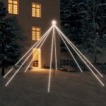 Lumières d'arbre de noël int / extérieur 800 led blanc froid 5 m Lumières d'arbre de noël int / extérieur 800 led blanc froid 5 m