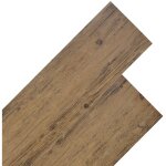 Planches de plancher pvc non auto - adhsif 5, 26 m marron noyer